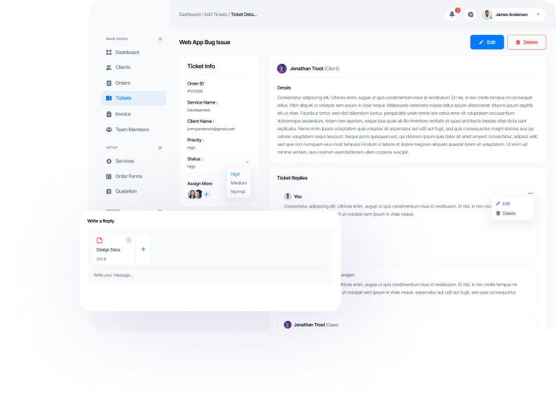 Support Ticket System